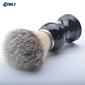 Baili own brand cream badger vegan synthetic mens shaving brush