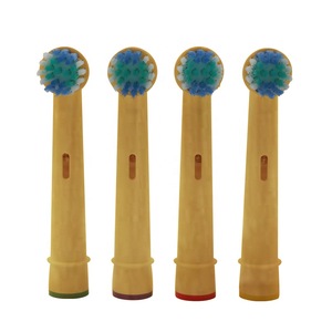 bamboo Electric Toothbrush Heads - biodegradable sustainable non-plastic filaments brush