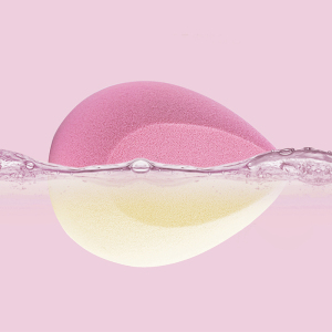Beauty Makeup Water Droplets Puff Cosmetic Makeup Sponge Blender Pink Latex Free