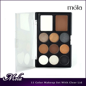 Cheap 11 muti-color makeup kit with eyeshadow and blush makeup sets