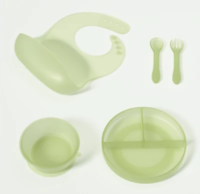 Children Silicone Feeding Set Suction for Baby