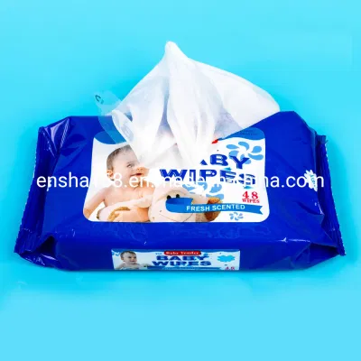 China Factory Wholesale Soft Spunlace No-Woven Disposable OEM Wet Baby Wipes