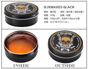 Custom Organic Hair Styling Wax Strong Edge Control hair wax pomade for men private label wax stick for hair