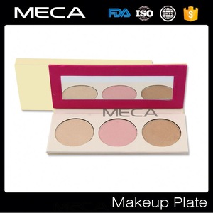 Face makeup palette highlighter,blush and bronzer combo powder palette for makeup facial cosmetics makeup products
