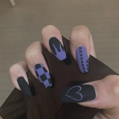 Free Sample Wholesale Various Color Custom Long Press on Nails for Women