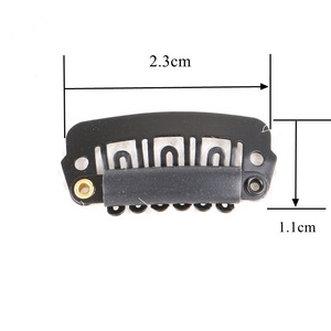 hair snap wigs clips for machine weft hair extension clip professional salon accessories