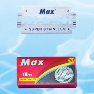 High Quality blue display card safety Shaving stainless steel Double edge razor blades