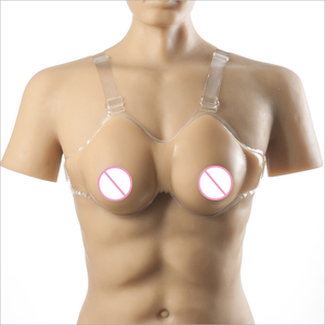 High Quality Natural Silicon Breast Forms with Strap Silicone breasts