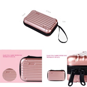 High Quality New Design Waterproof ABS Hard Cosmetic Bag Travel Toiletry Makeup Case