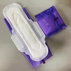 hot china products whole sale fan-shape with wings sanitary napkin for night use
