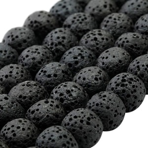 Lava Stone Rock Beads Chakra mala bath Beads for Essential Oil and Jewelry Making