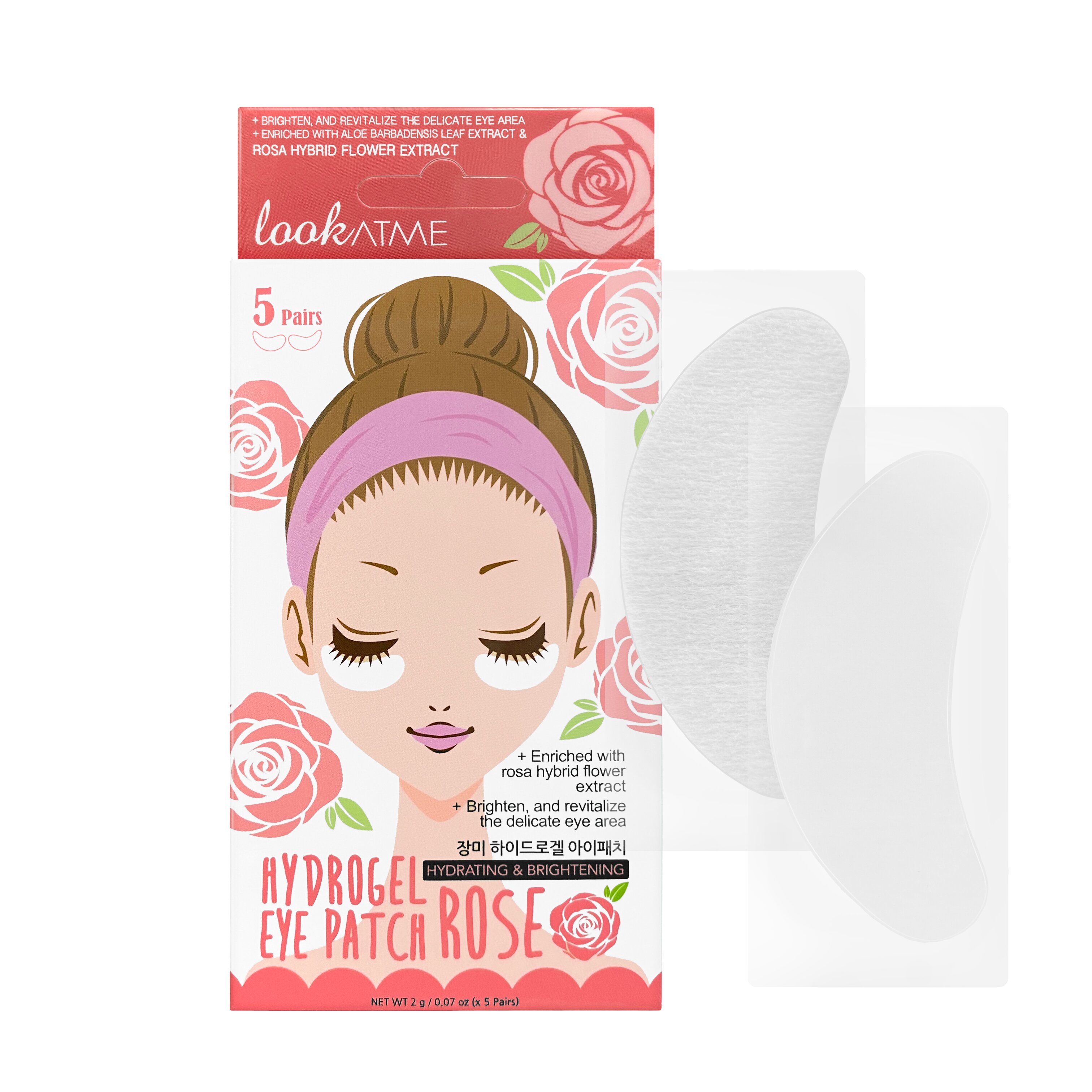 lookATME HYDROGEL EYE PATCH ROSE