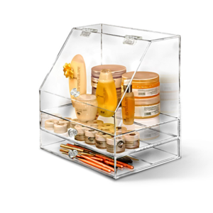 Made from south korea Acrylic Cosmetics Storage Box Makeup box For Girls room