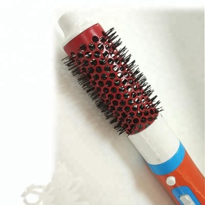 magic hair brush rubber bristle for barber dryer hairbrush