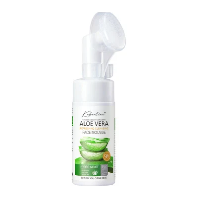 Moisturizing Tender and Refreshing Aloe Vera Face Wash 120ml Aloe Vera with Brush Head Face Wash