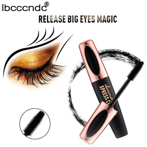 New 4D Silk Fiber Lash Mascara Waterproof Rimel 3d Mascara For Eyelash Extension Black Thick Lengthening Eye Lashes Cosmetics