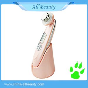 New Portable Photon Ultrasonic Ionic 5 in 1 Facial Skin Care Massage Anti-Wrinkle Beauty Machine