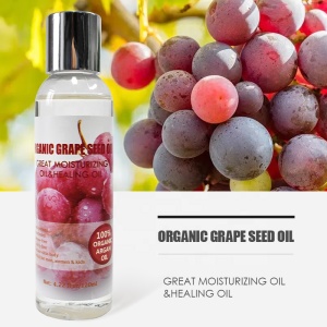 Organic Grape Seed Oil OEM Private Label Skin Care Pure Natural Plant Extracts Body Massage Essential Oil