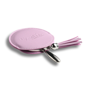 Original Mirror Manufacturer Zinc Alloy Make Up Hand Pocket Custom Compact Mirror With PU & Tassels