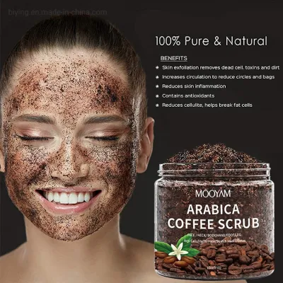 Personal Body Care Deep Cleansing Reducing Cellulite Coffee Face Body Scrub Moisturizing Exfoliation Arabica Coffee Body Scrub