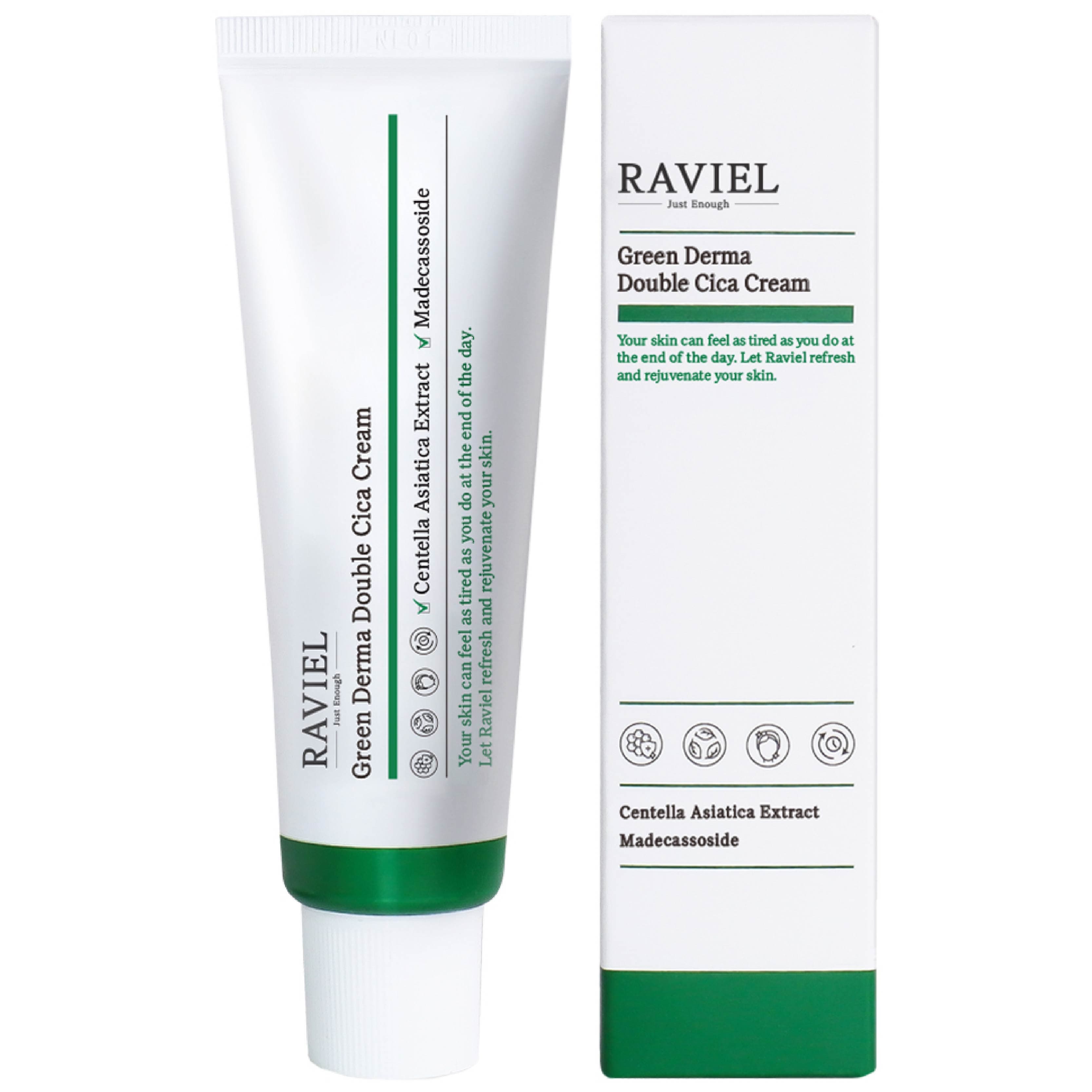 [RAVIEL] Green Derma Double Cica Cream 50ml