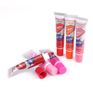 Romantic Bear 6 Colors Peel Off Lipstick Magic Matte Red Make up Long-lasting Lip Gloss Beauty Wow Impermeavel Lip Stick