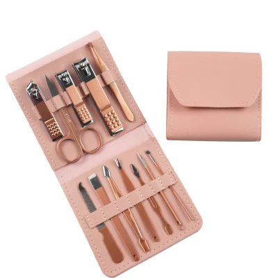 Rose Gold 16PCS Nail Scissors Nail Clipper Set