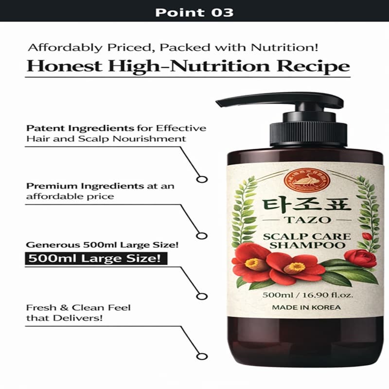 TAZO SCALP CARE SHAMPOO