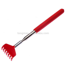 Telescopic Stainless steel Compact Scratching Tool Extendable 20-68cm Back Scratcher Massager 5 Section