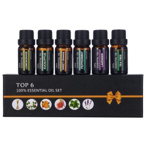 Top 6 Essential Oils 100% Pure Highest Quality Lemongrass Tea Tree Sweet Orange Eucalyptus Mint Lavender microwave lavender pill
