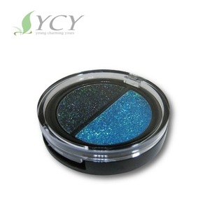 Two color body pressed glitter