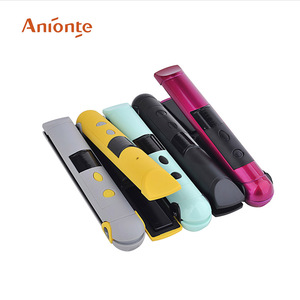 USB charging rechargeable hair straightener