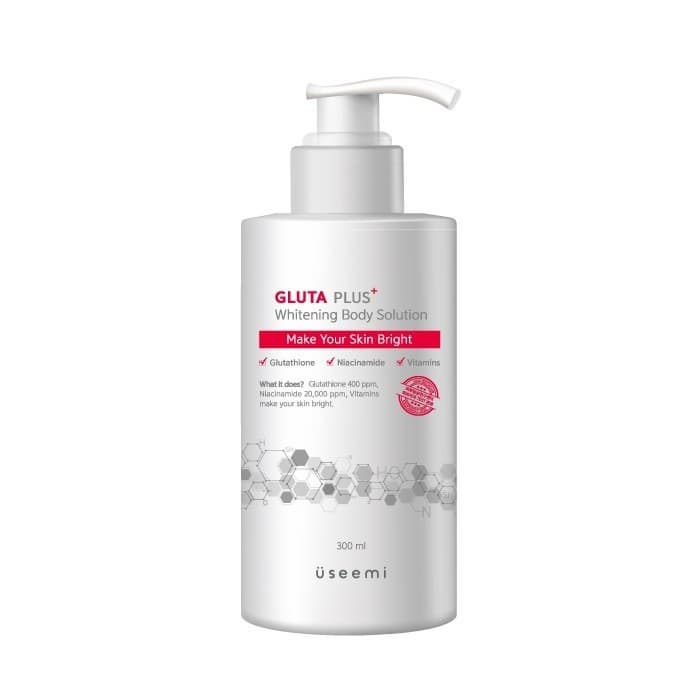 Useemi gluta plus whitening body solution whitening lotion