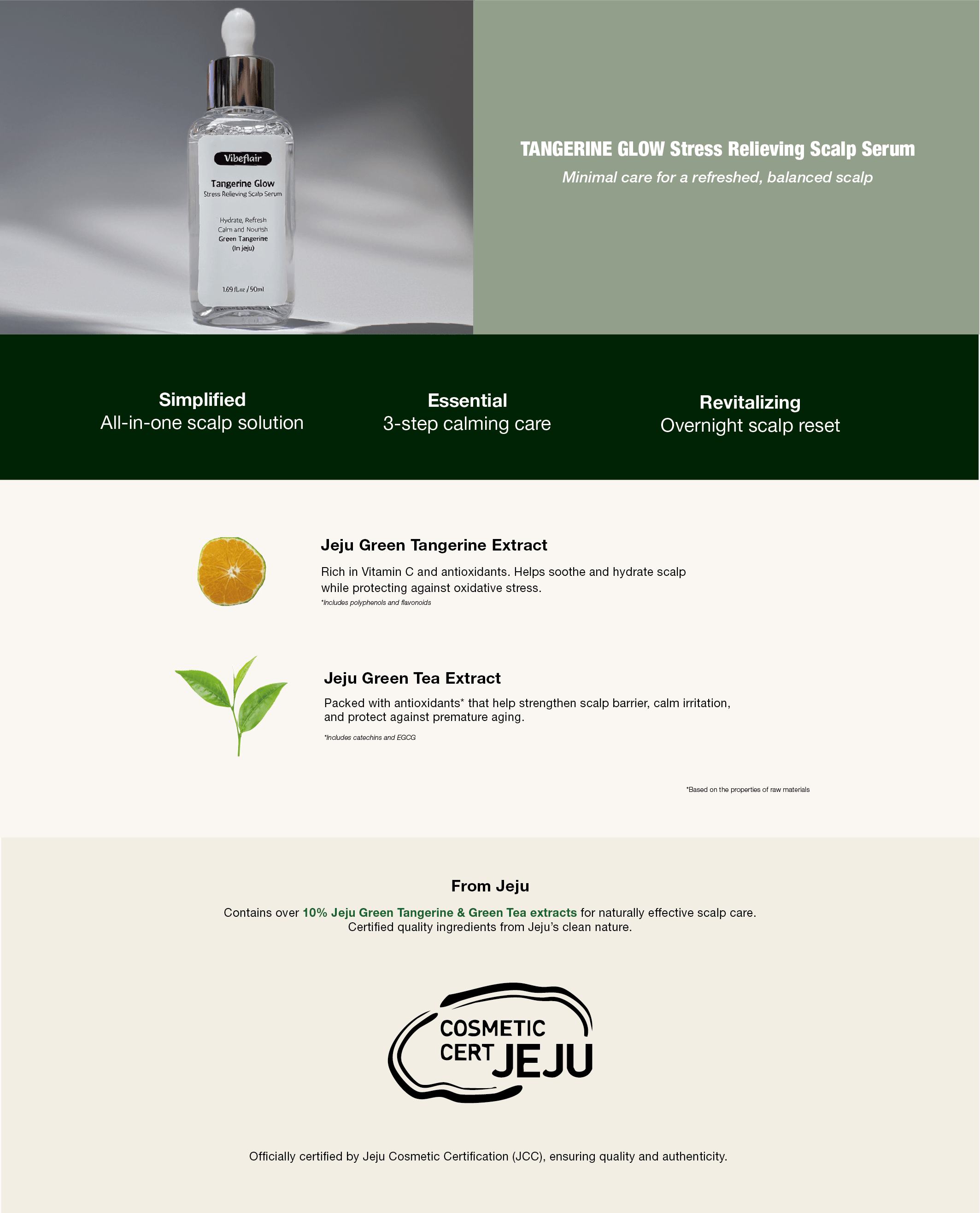 VIBEFLAIR Stress Relieving Scalp Serum