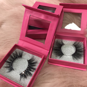 Wholesale high quality private label 3D 4D 5D mink false eyelashes with custom eyelash packaging makeup