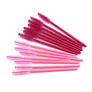 Wholesale One-Off Disposable Eyelash Brush Mascara Applicator Wand Brush Eyelash Comb Brushes Cosmetic Makeup Tool