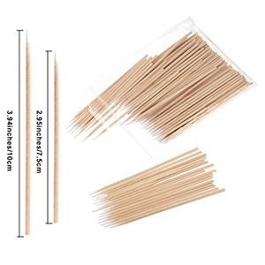 Wooden Cotton Tip Tattoo Supplies Cotton Buds Swabs Makeup Cosmetic Applicator Sticks