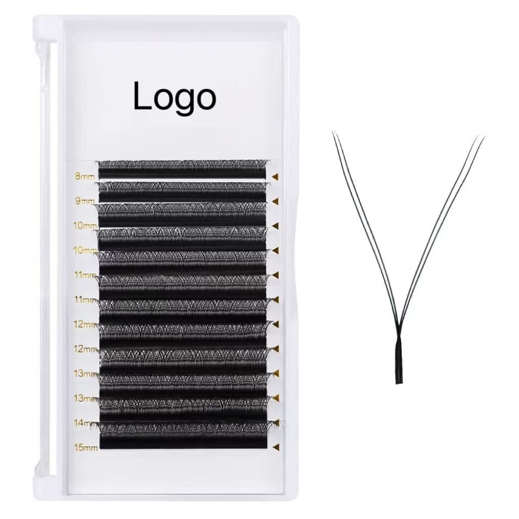 New Arrival YY Lashes  Mixed Length 8-15mm Thickness 0.07 mm Curl C Korean PBT Fiber