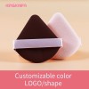Eco-Friendly Cotton Makeup Puff Custom Logo Triangle Sponge Cosmetic Puffs Washable