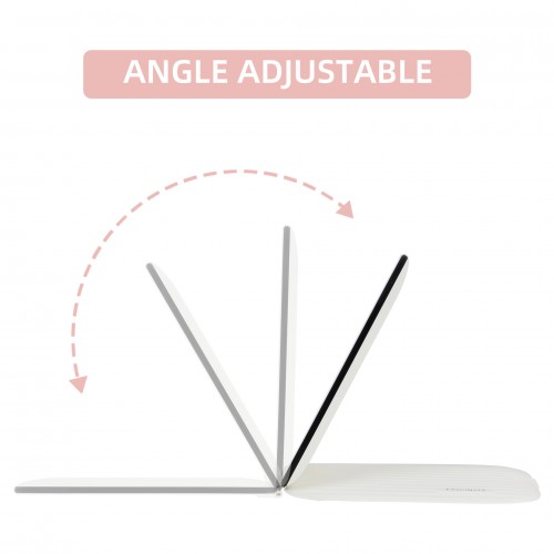 Portable Luggage Design Travel Folding Tabletop Rechargeable Vanity LED Makeup Mirror