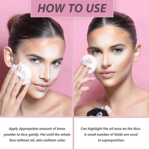 IDA Beauty Weightless Loose Setting Powder | Transparent Setting Powder Makeup for a Long-Lasting, Oil-Absorbing, Flawless Matte Finish (8g)