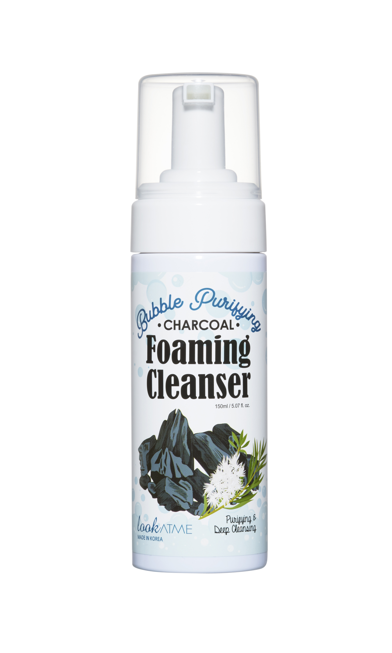 lookATME BUBBLE PURIFYING FOAMING CLEANSER CHARCOAL
