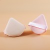Eco-Friendly Cotton Makeup Puff Custom Logo Triangle Sponge Cosmetic Puffs Washable