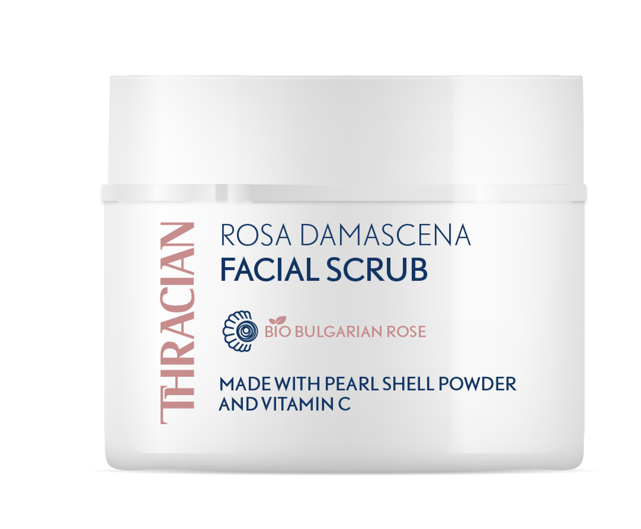 Thracian Bio Rosa Damascena Facial Scrub, 100 ml