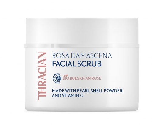 Thracian Bio Rosa Damascena Facial Scrub, 100 ml