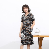 FUKESI2020 Summer Women's dress Ladies dress Mama dress zebra-print dress