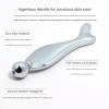Ergonomic Design Fish Shape Multifunctional Mermaid Scraping Board 3D Roller Face Massager