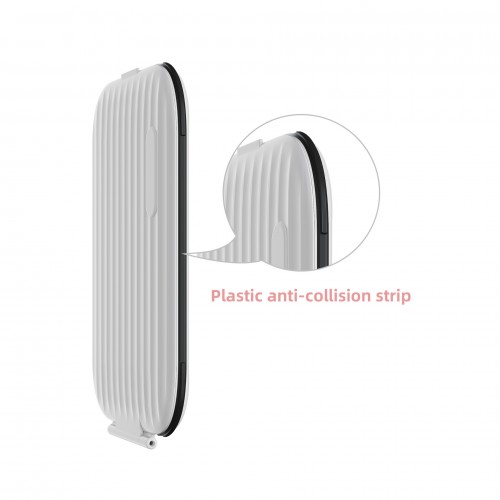 Portable Luggage Design Travel Folding Tabletop Rechargeable Vanity LED Makeup Mirror