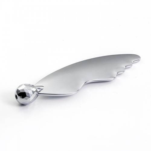 Ergonomic Design Fish Shape Multifunctional Mermaid Scraping Board 3D Roller Face Massager