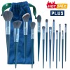 Professional 12PCS Makeup Brush Set with Pouch | OEM Private Label Cosmetic Brush Manufacturer